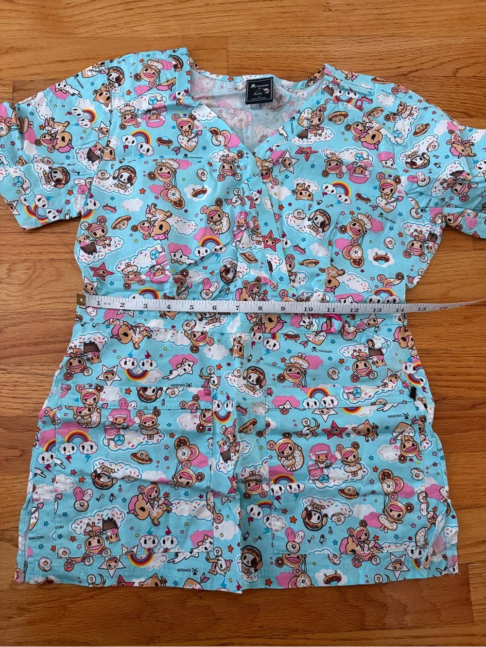 Tokidoki scrub top small - Picture 2 of 3